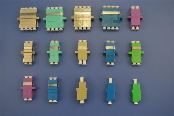 LC 4 Single-mode Fiber Optic Adapter For Telecom Network, Optical Test Equipment